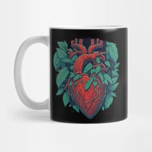 anatomical heart with hops Mug